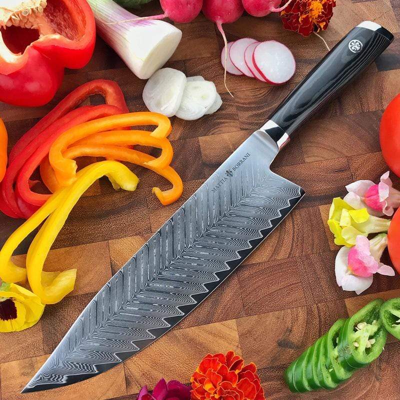 Damascus Kitchen Knives